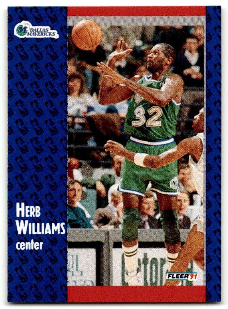 1991-92 Fleer Herb Williams Dallas Mavericks #48