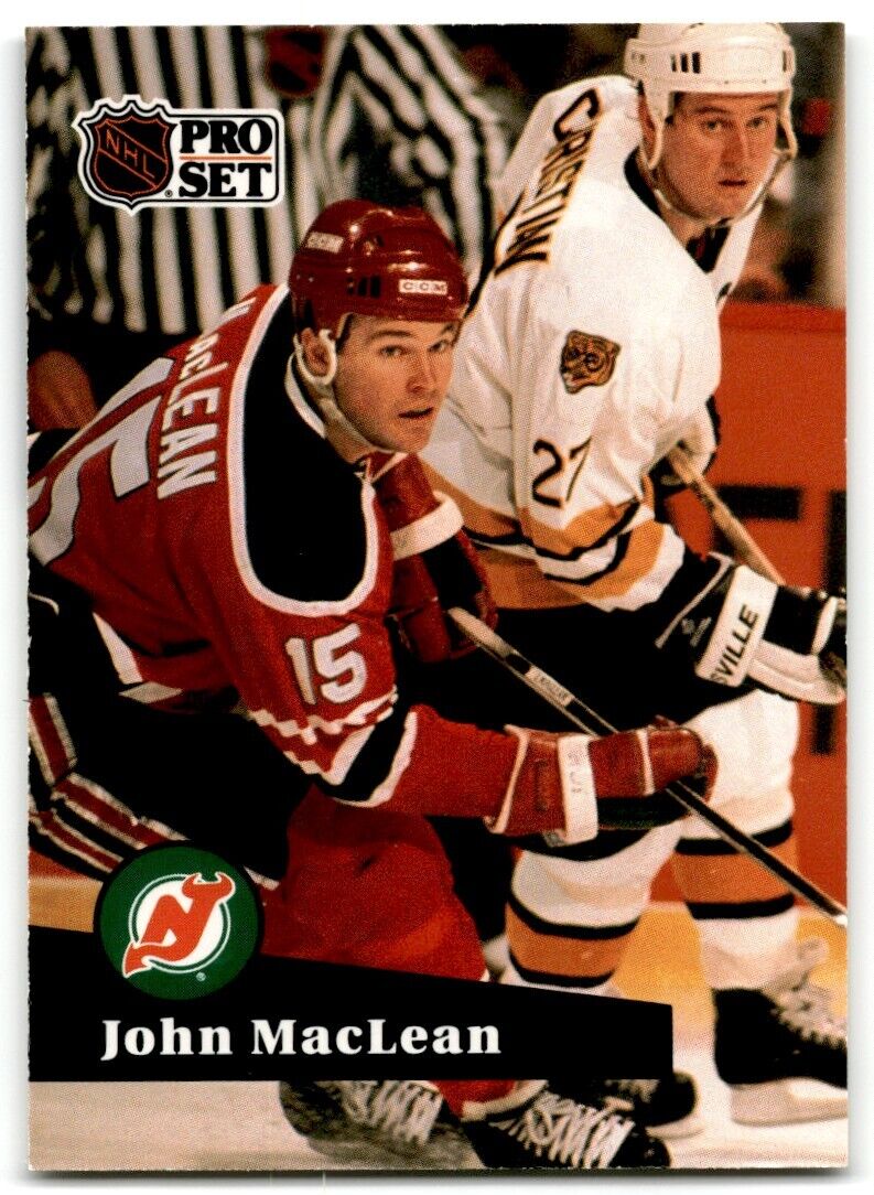 1991-92 Pro Set John MacLean New Jersey Devils #136