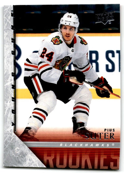 2020-21 Upper Deck Pius Suter Rookie Chicago Blackhawks #T-94