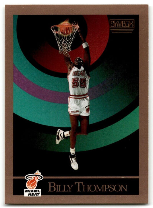 1990-91 SkyBox Billy Thompson Miami Heat #154