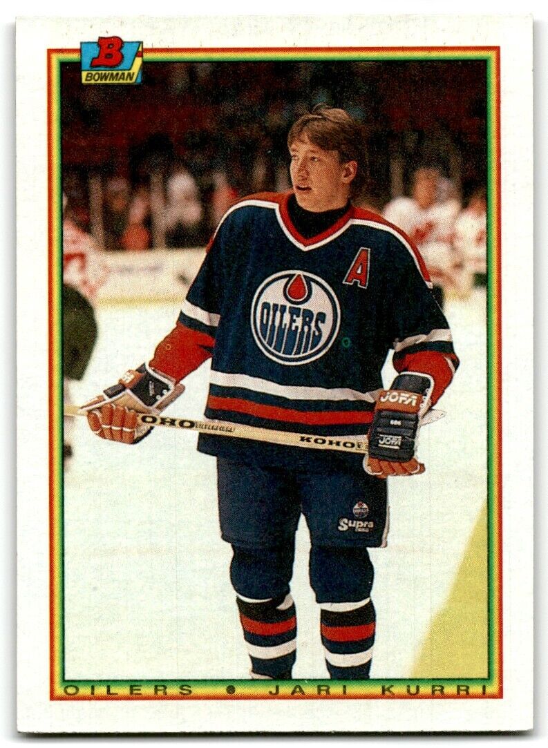 1990-91 Bowman Jari Kurri Edmonton Oilers #191