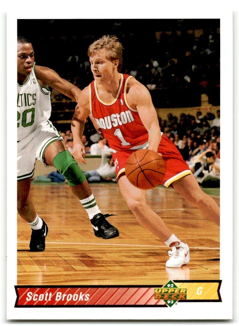 1992-93 Upper Deck European (Italian) Scott Brooks Houston Rockets #163