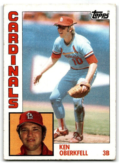 1984 Topps Ken Oberkfell St. Louis Cardinals #102