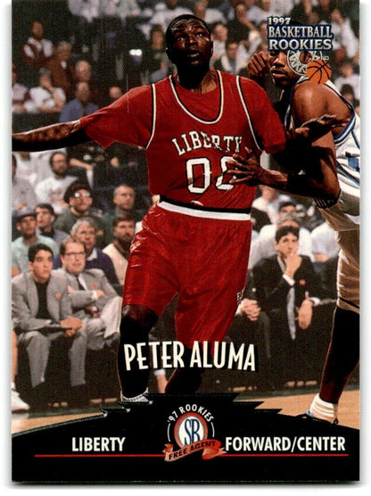 1997-98 Score Board Rookies Peter Aluma Liberty Flames #20