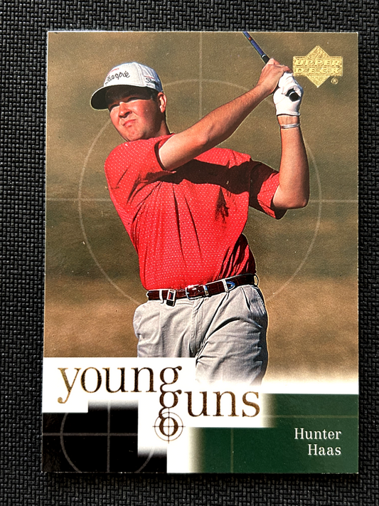 Hunter Haas 2001 Upper Deck Young Guns golf rookie card #71