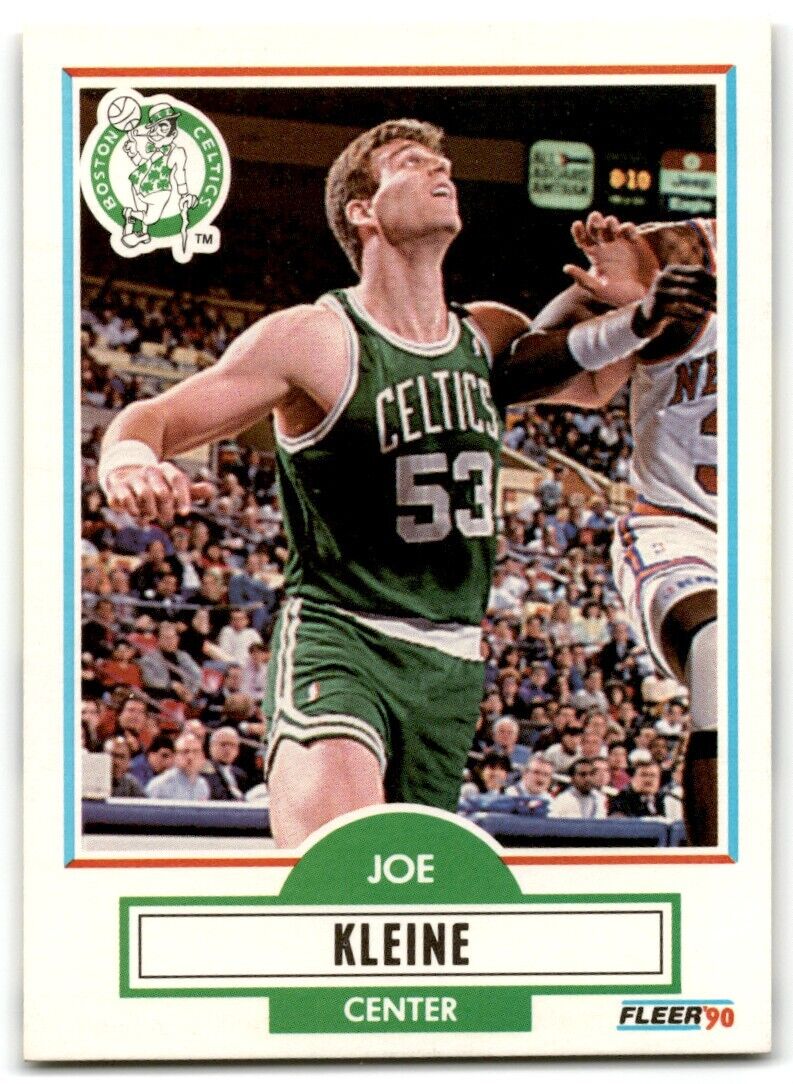 1990-91 Fleer Joe Kleine Boston Celtics #10