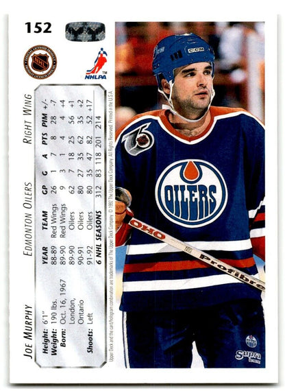 1992-93 Upper Deck Joe Murphy Edmonton Oilers #152