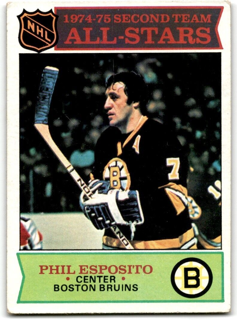 1975-76 Topps Phil Esposito Boston Bruins #292