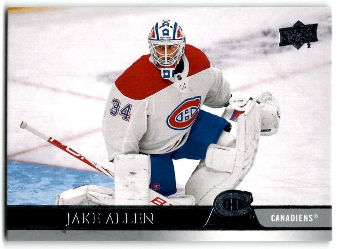 2020-21 Upper Deck Jake Allen Montreal Canadiens #571