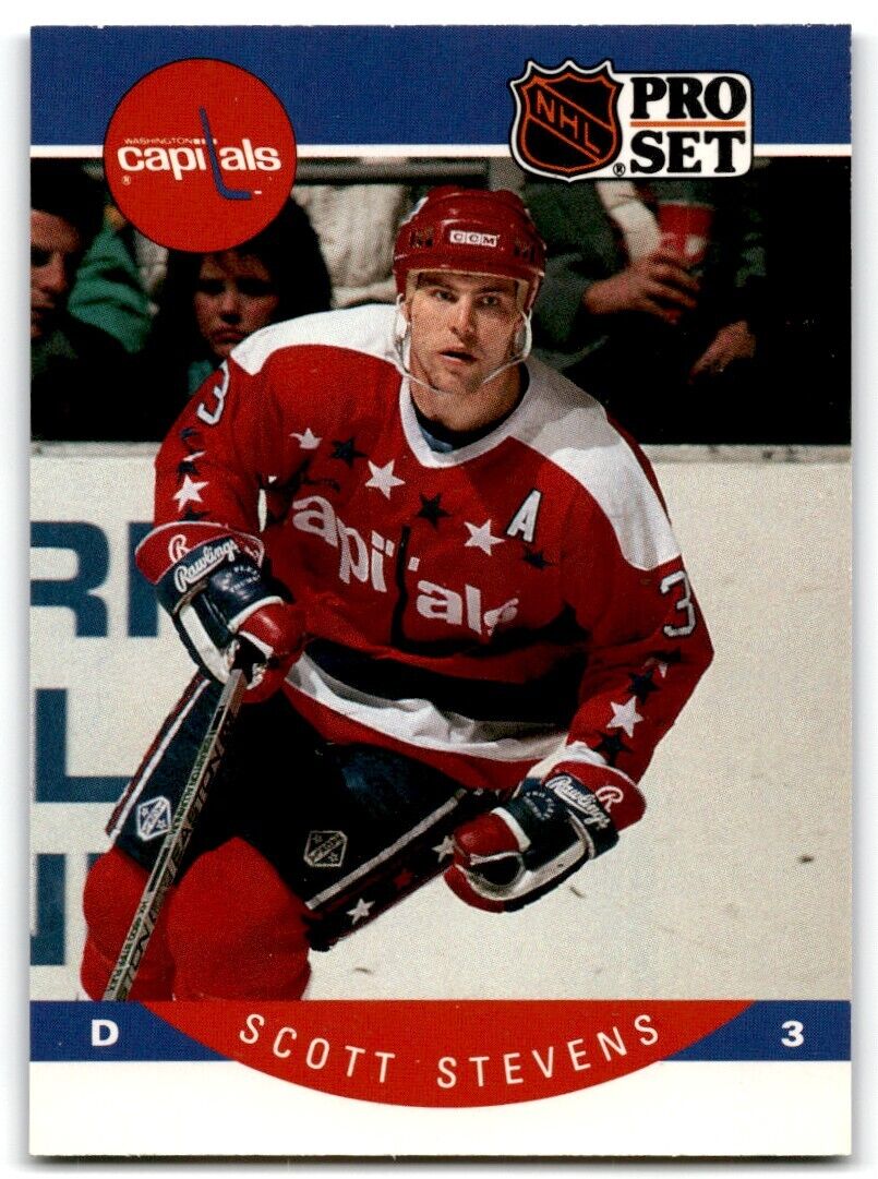 1990-91 Pro Set Scott Stevens Washington Capitals #321