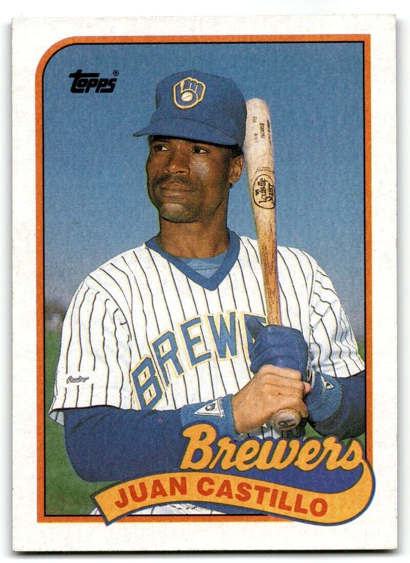 1989 Topps Juan Castillo Milwaukee Brewers #538