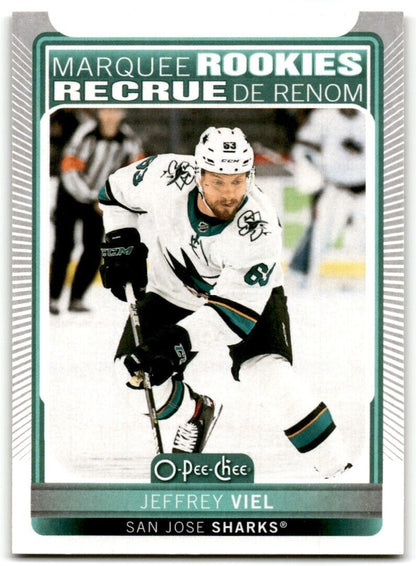 2021-22 Upper Deck 2021-22 O-Pee-Chee Update Jeffrey Viel Rookie San Jose Sharks