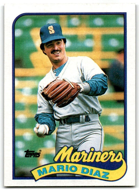 1989 Topps Mario Diaz Seattle Mariners #309