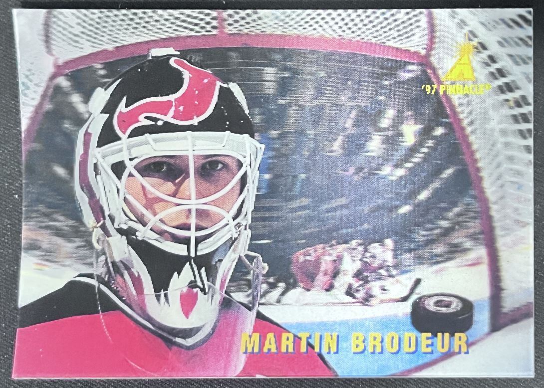 1996-97 Pinnacle McDonald's 3D Ice Breakers Martin Brodeur New Jersey Devils