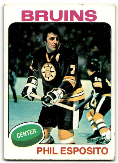 1975-76 Topps Phil Esposito Boston Bruins #200