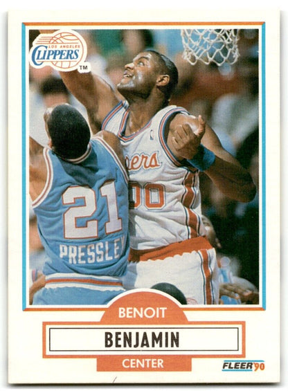 1990-91 Fleer Benoit Benjamin Los Angeles Clippers #84