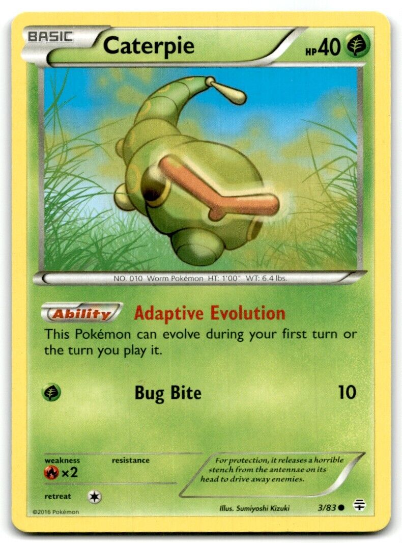 2016 XY - Generations Caterpie Basic/Common #3