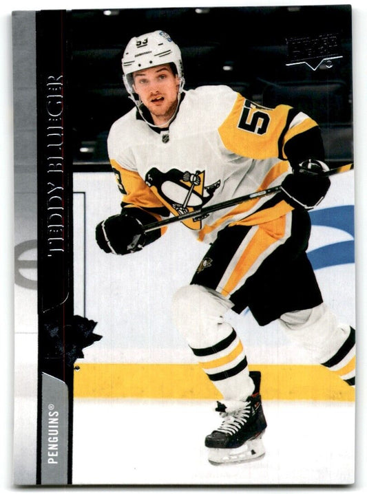 2020-21 Upper Deck Teddy Blueger Pittsburgh Penguins #608