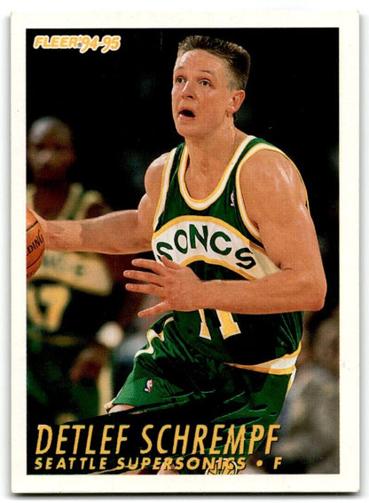 1994-95 Fleer Detlef Schrempf Seattle SuperSonics #218