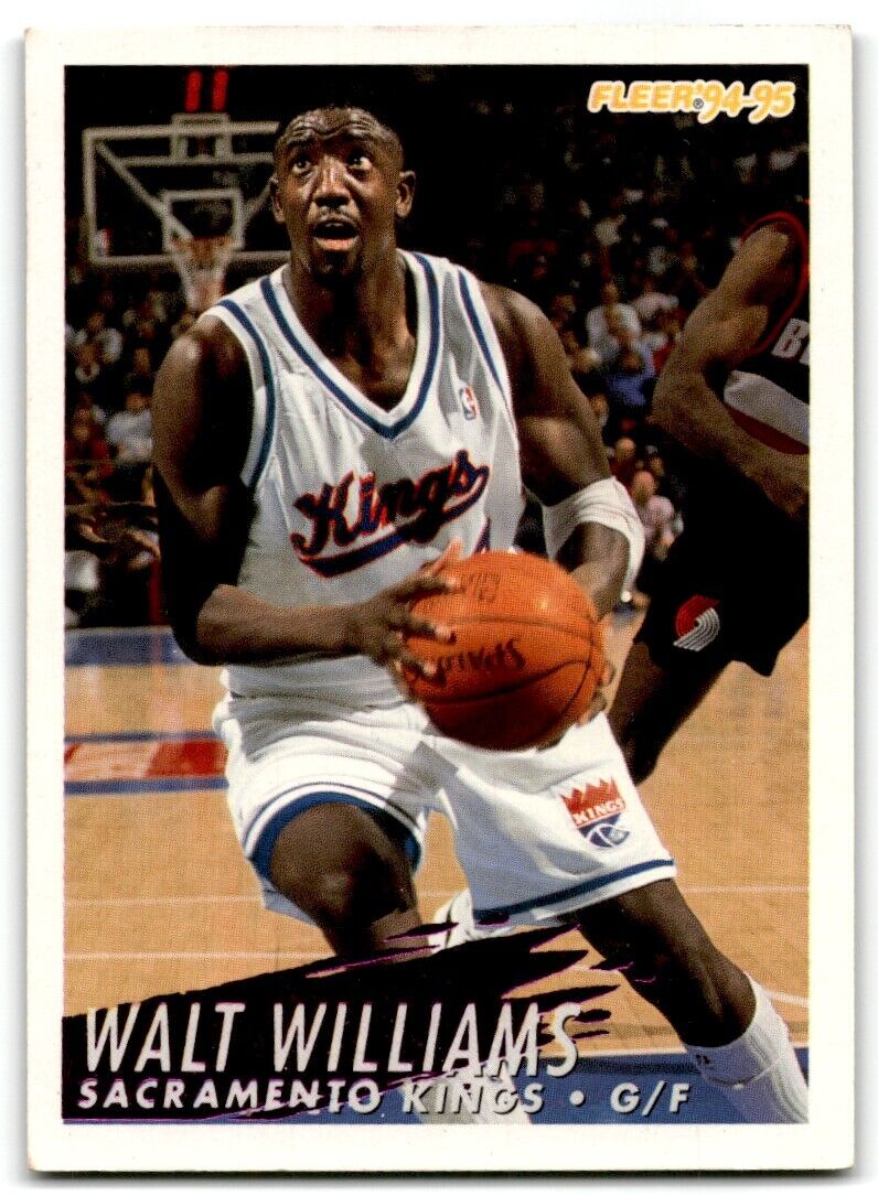 1994-95 Fleer Walt Williams Sacramento Kings #199