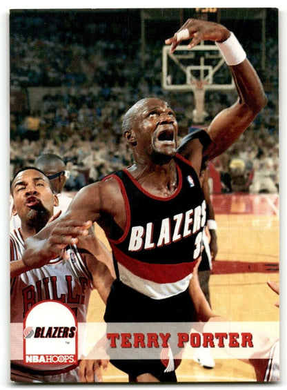 1993-94 Hoops Fifth Anniversary Gold Terry Porter Portland Trail Blazers #182