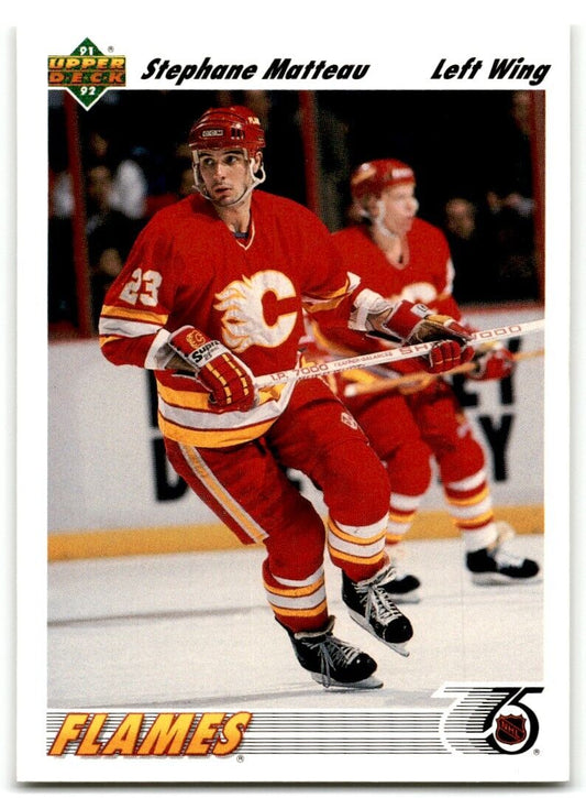 1991-92 Upper Deck Stephane Matteau Calgary Flames #121