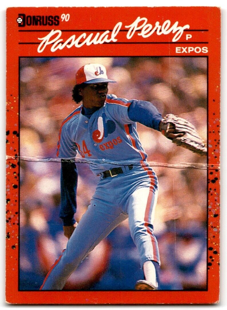 1990 Donruss Pascual Perez Montreal Expos #342