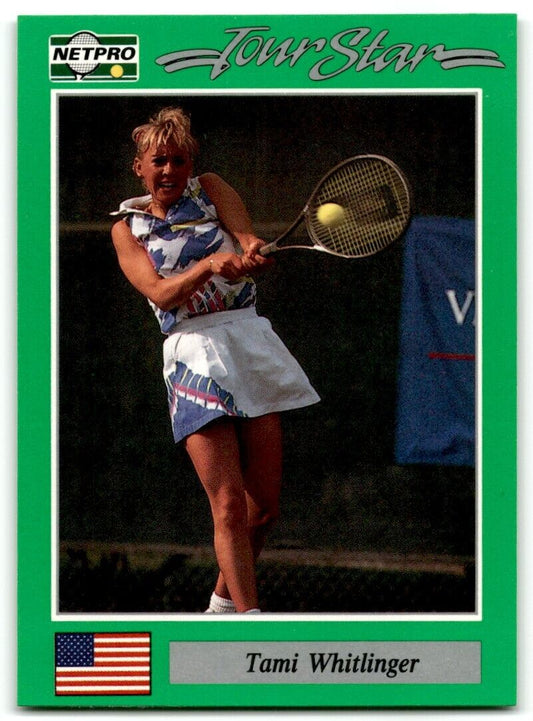 1991 Protennis player Cards Netpro Tour Star Tami Whitlinger #77