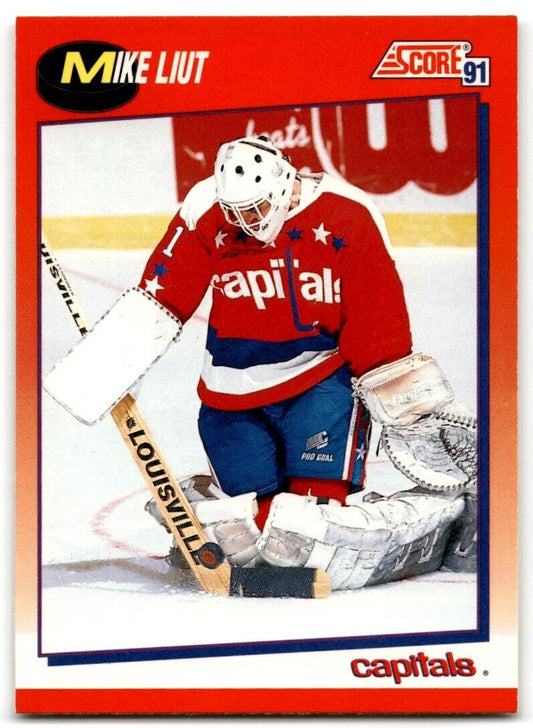 1991-92 Score Mike Liut Washington Capitals #99