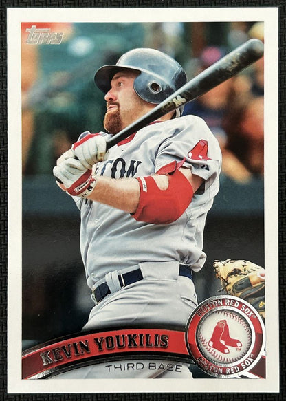 2011 Topps Kevin Youkilis Boston Red Sox #500