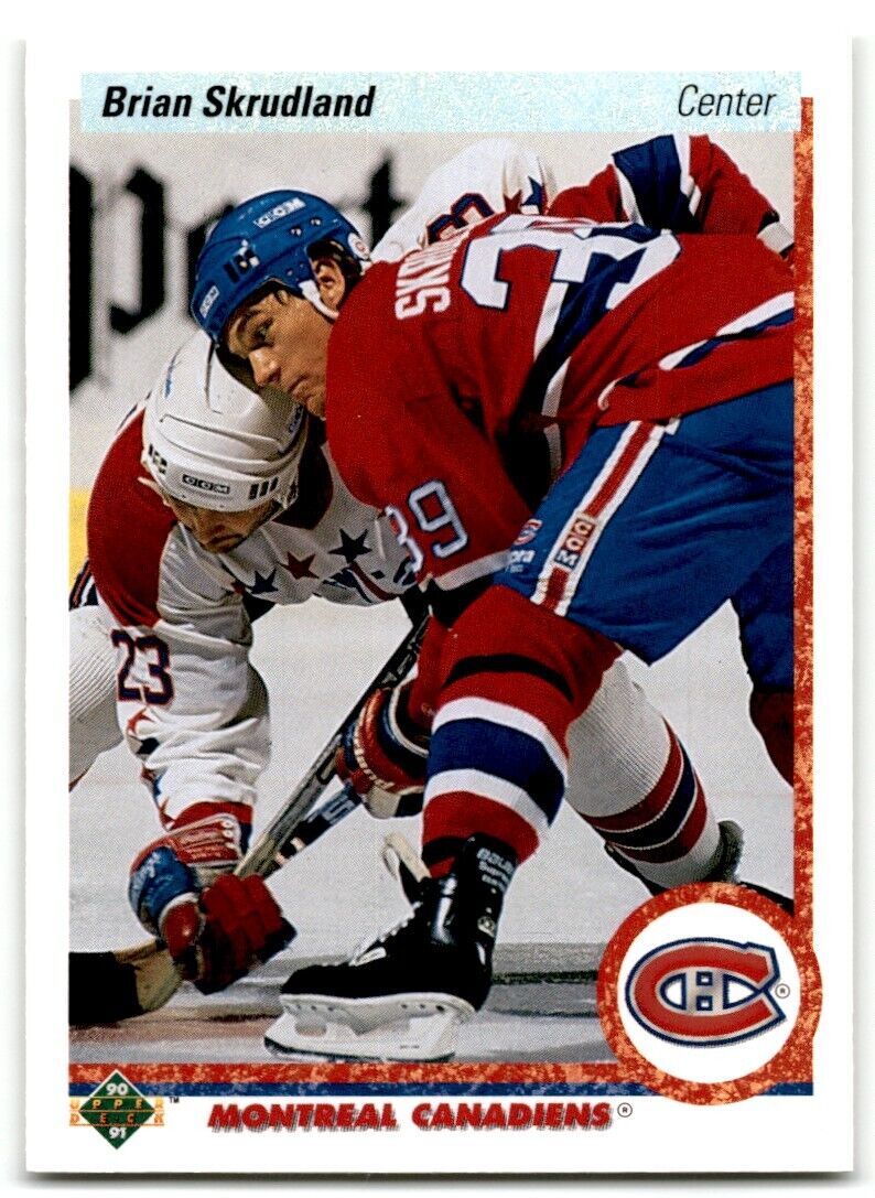 1990-91 Upper Deck Brian Skrudland Montreal Canadiens #93