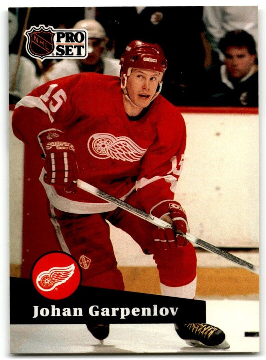 1991-92 Pro Set Johan Garpenlov Detroit Red Wings #56