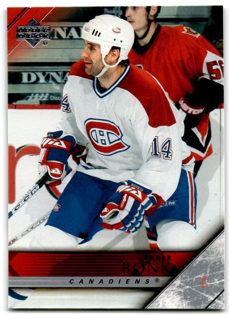 2005-06 Upper Deck Radek Bonk Montreal Canadiens #353