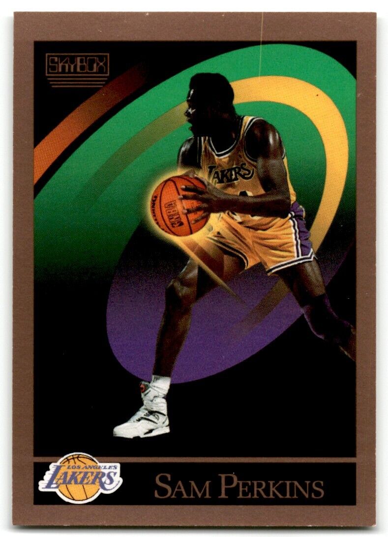 1990-91 SkyBox Sam Perkins Los Angeles Lakers #391