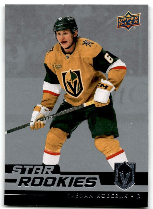 2022-23 Upper Deck Star Rookies Kaeden Korczak Rookie Vegas Golden Knights #23