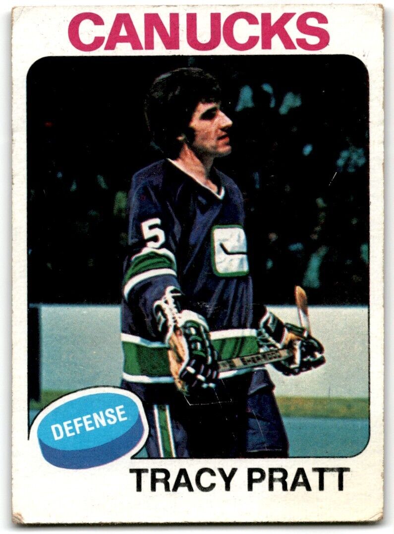 1975-76 Topps Tracy Pratt Vancouver Canucks #133