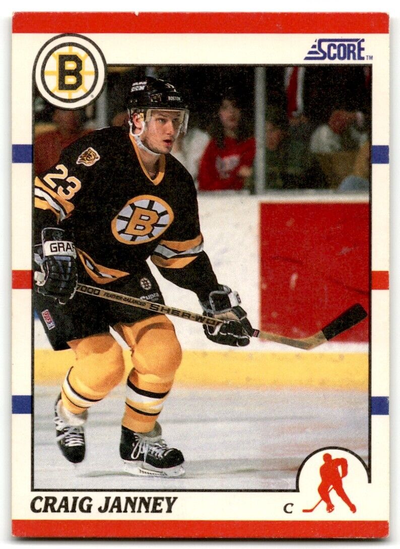 1990-91 Score Craig Janney Boston Bruins #118