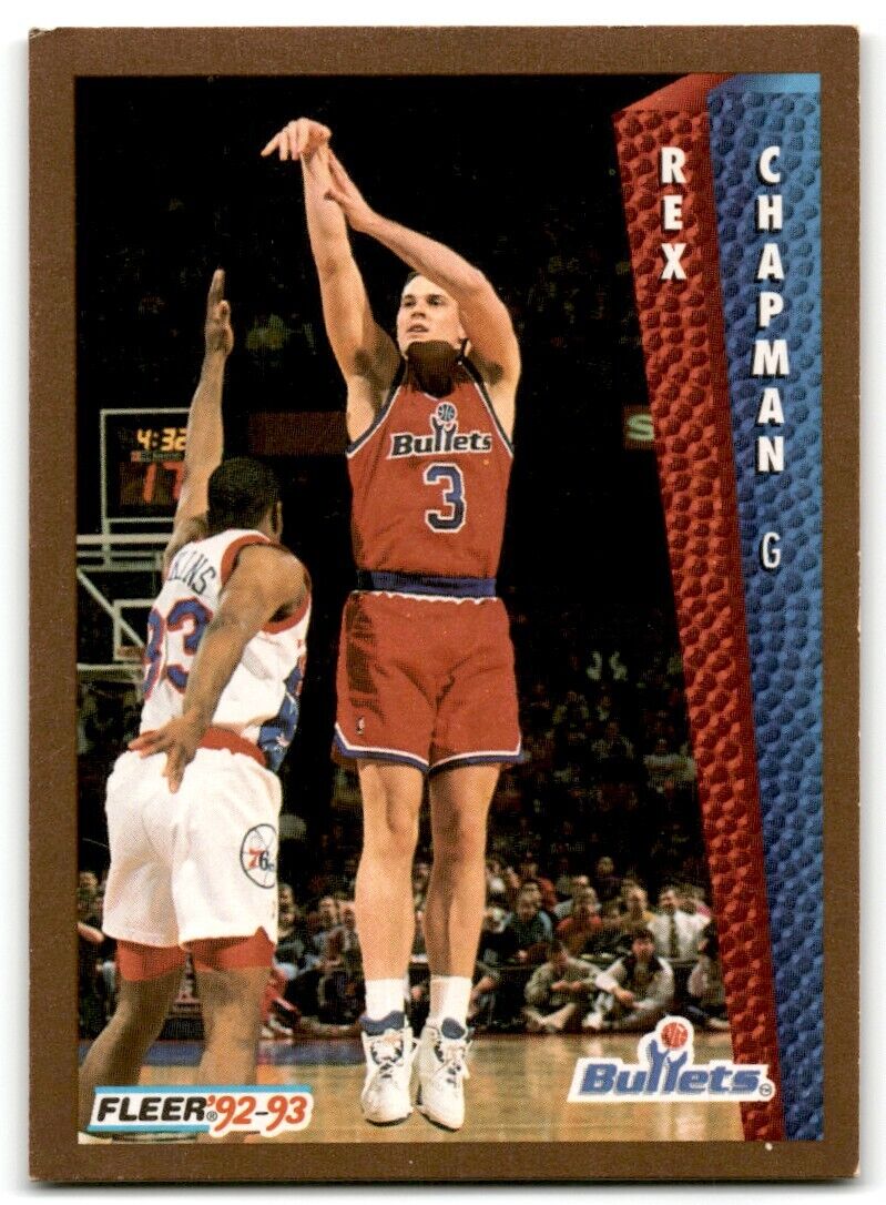 1992-93 Fleer Rex Chapman Washington Bullets #229