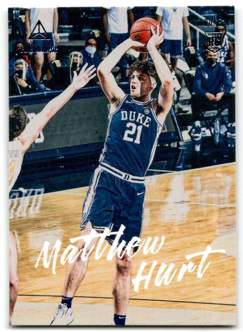 2021-22 Panini Chronicles Luminance Draft Picks Matthew Hurt Duke Blue Devils