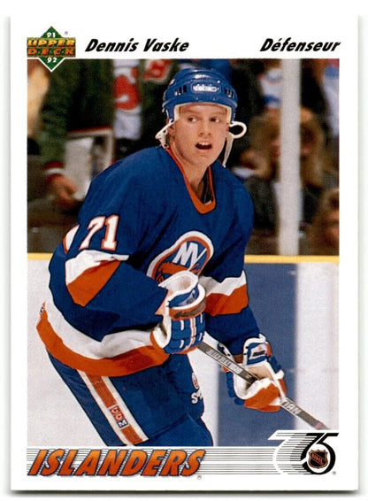 1991-92 Upper Deck Dennis Vaske Rookie New York Islanders #49