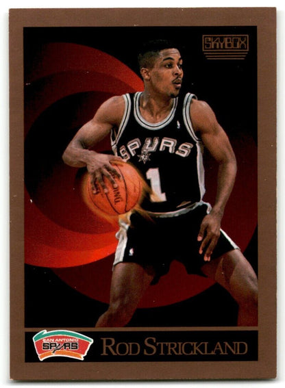 1990-91 SkyBox Rod Strickland San Antonio Spurs #261