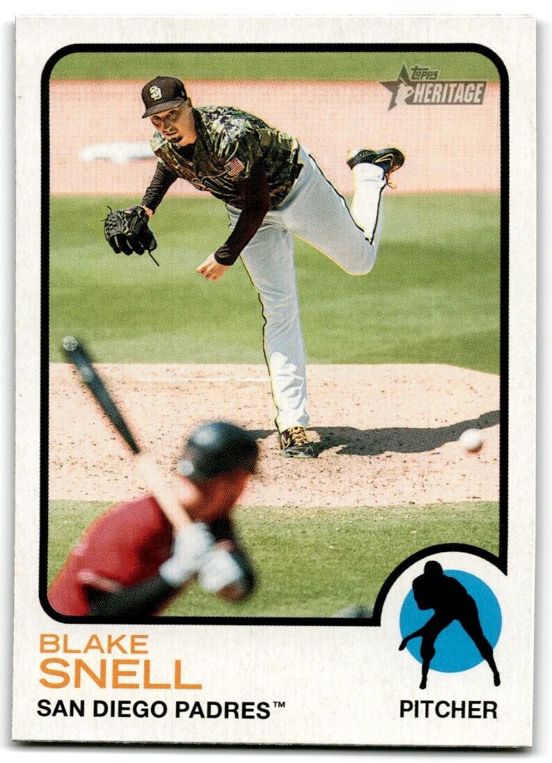 2022 Topps Heritage Blake Snell San Diego Padres #331