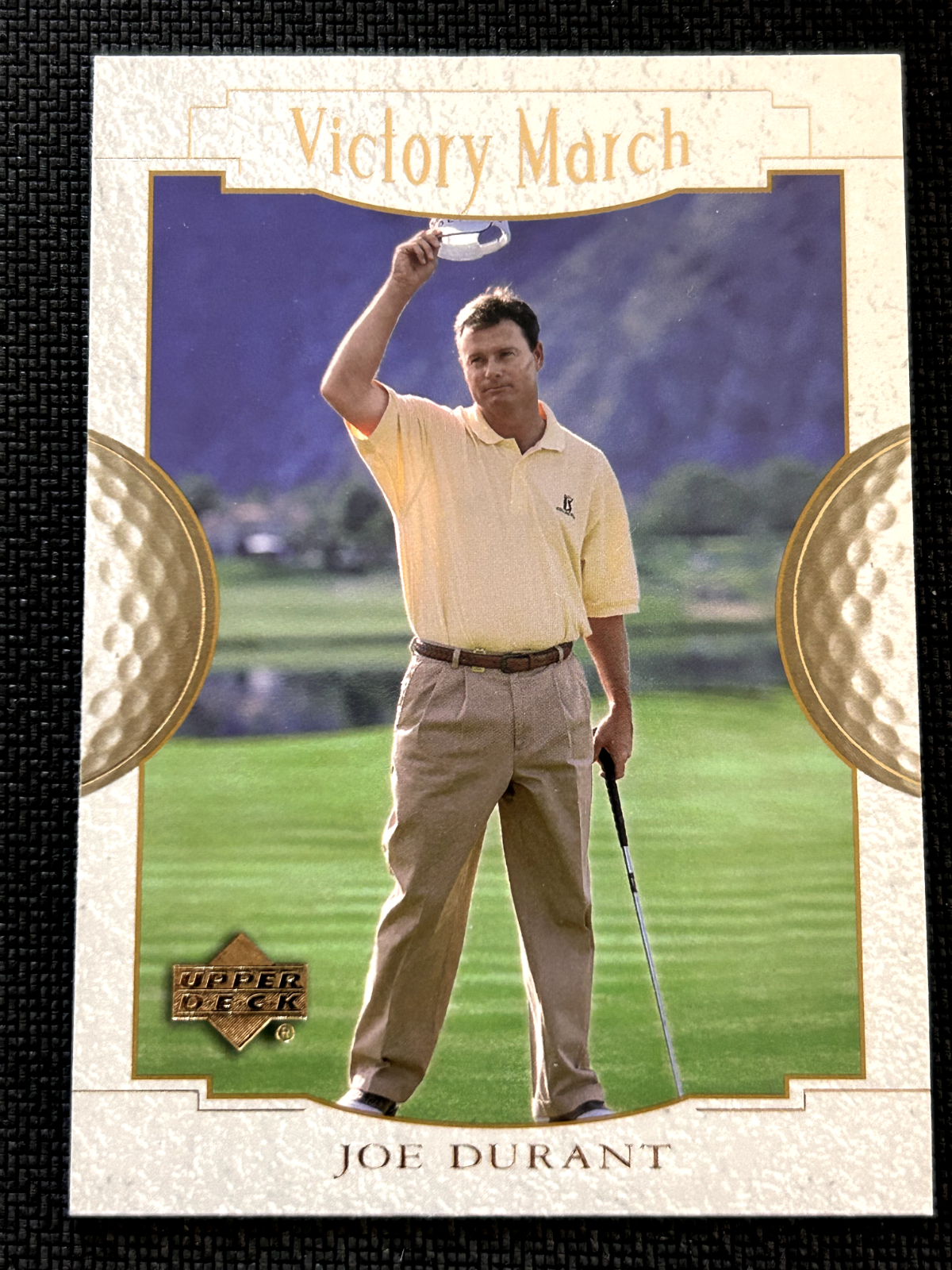 2001 Upper Deck Golf Trading Cards #149 Joe Durant Victory March