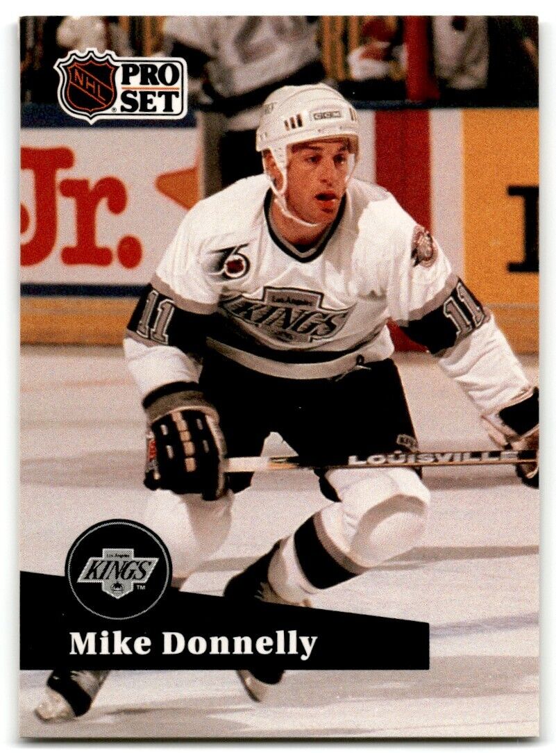 1991-92 Pro Set Mike Donnelly Rookie Los Angeles Kings #399