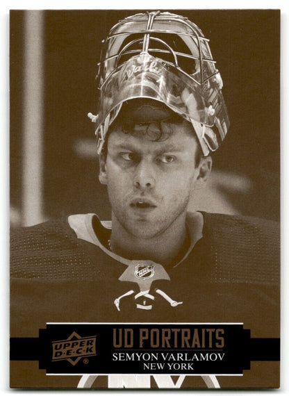 2021-22 Upper Deck Portrait Semyon Varlamov New York Islanders #P-3