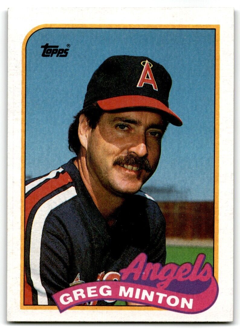 1989 Topps Greg Minton California Angels #576