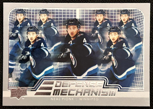 2022-23 Upper Deck Defense Mechanism Neal Pionk Winnipeg Jets #DM-17