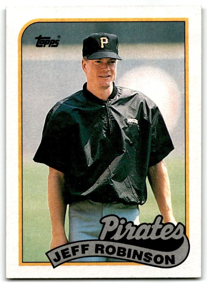 1989 Topps Jeff Robinson Pittsburgh Pirates #681