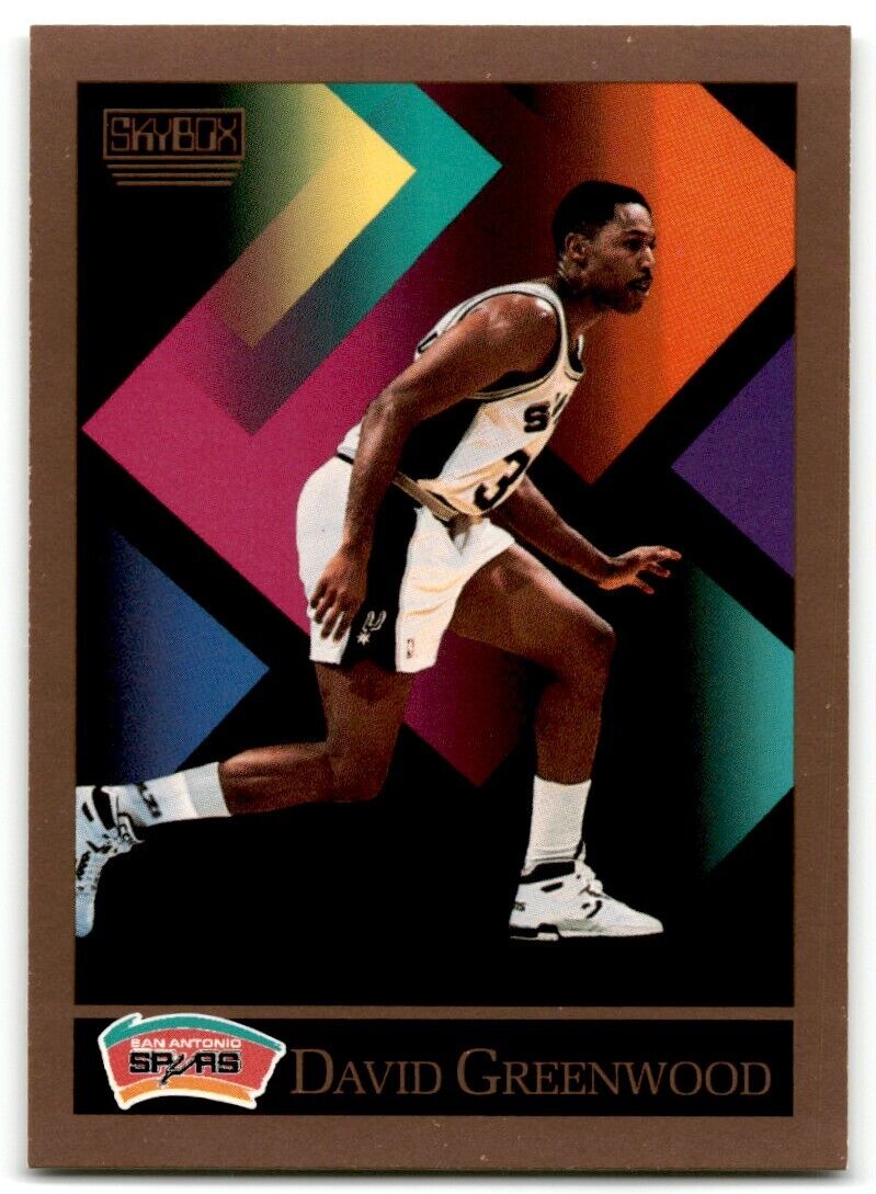 1990-91 SkyBox David Greenwood San Antonio Spurs #414