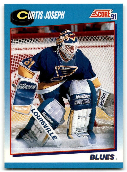 1991-92 Score American Curtis Joseph St. Louis Blues #296